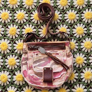 Juicy Couture Pink Camo Crossbody Bag
